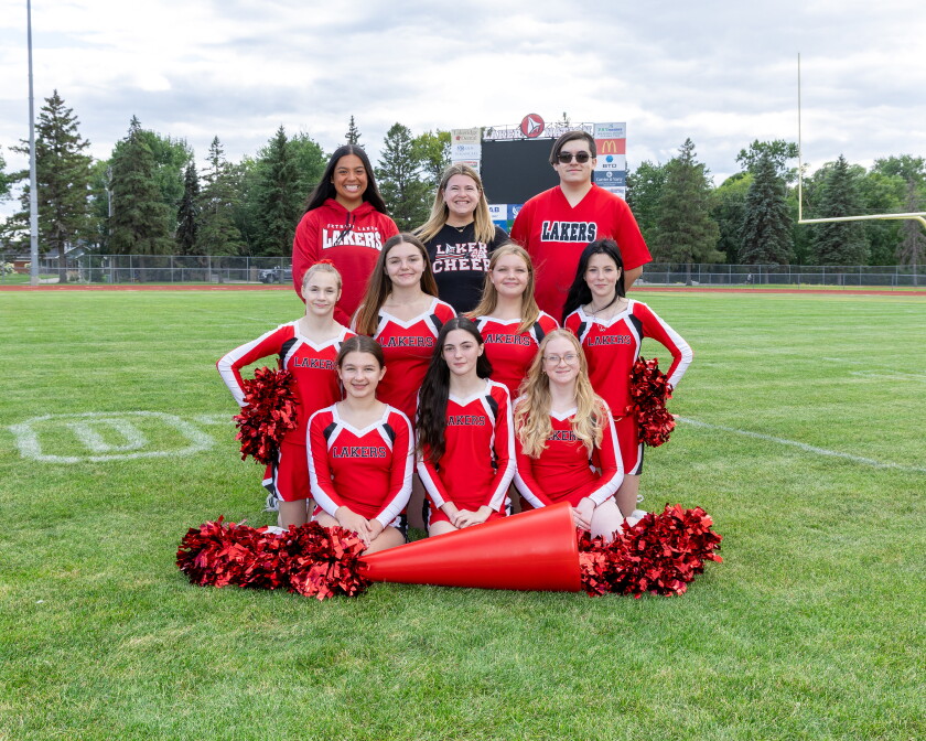 313 Cheer The 2026 Detroit Lakes Triple ‘A’ Award representatives: Hannah Barberg ...