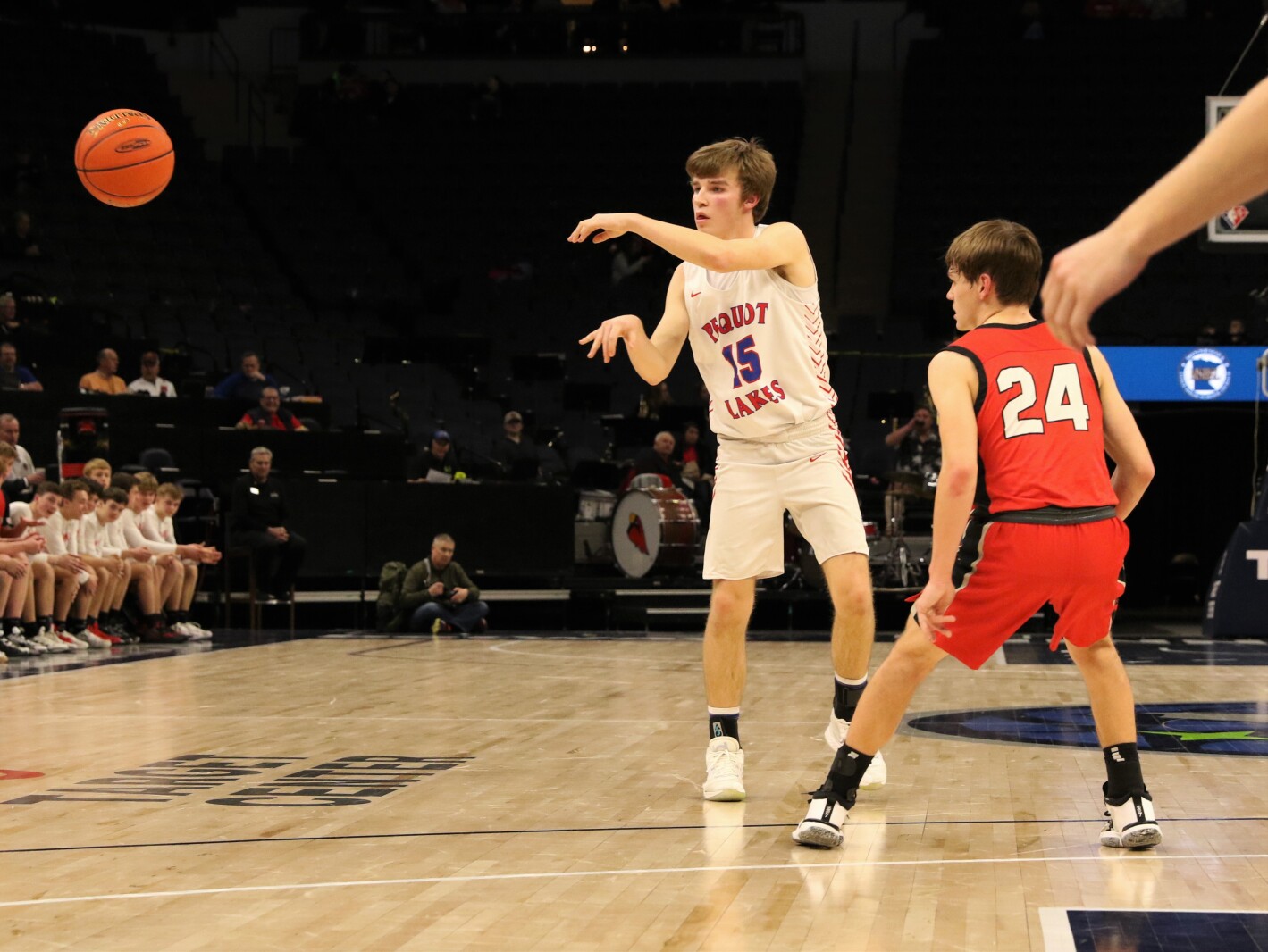 Pequot Lakes vs Annandale Class 2A State Quarterfinals Tuesday, March 22, 2022, at Target Center.