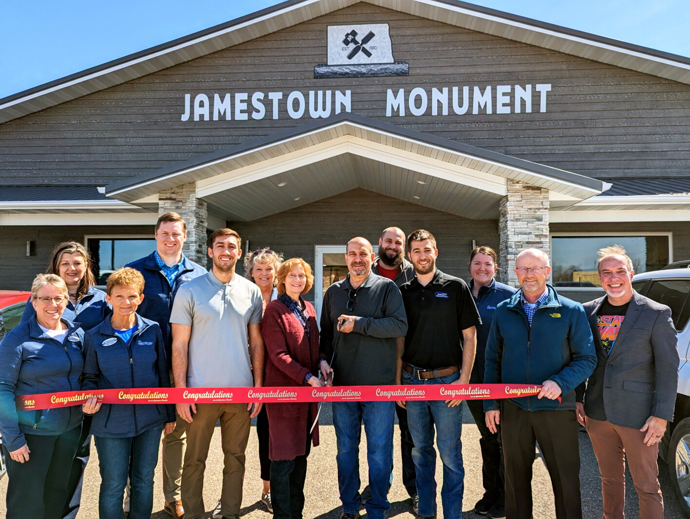Jason Swails Jamestown Monument celebrates new location - Jamestown Sun | News ...