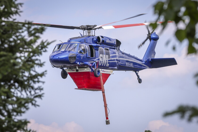 wildfire operations and preparations in forest environment