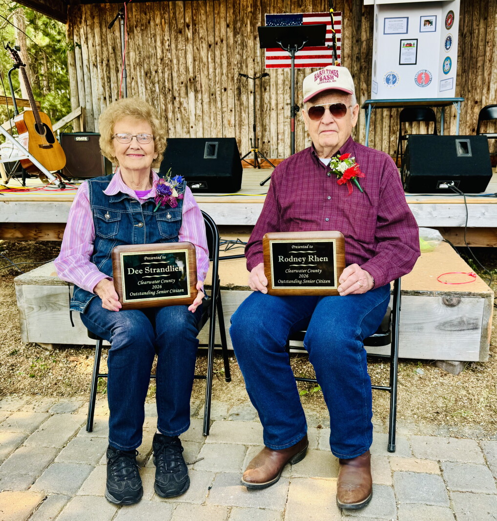 Clearwater County honors Strandlien, Rhen as 2026 Outstanding Senior Citizens
