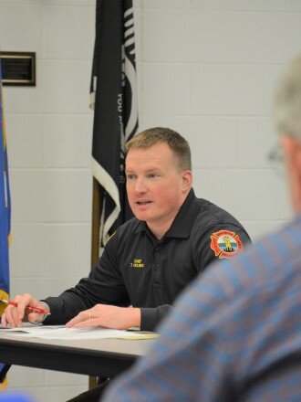 Brainerd Fire Chief Tim Holmes
