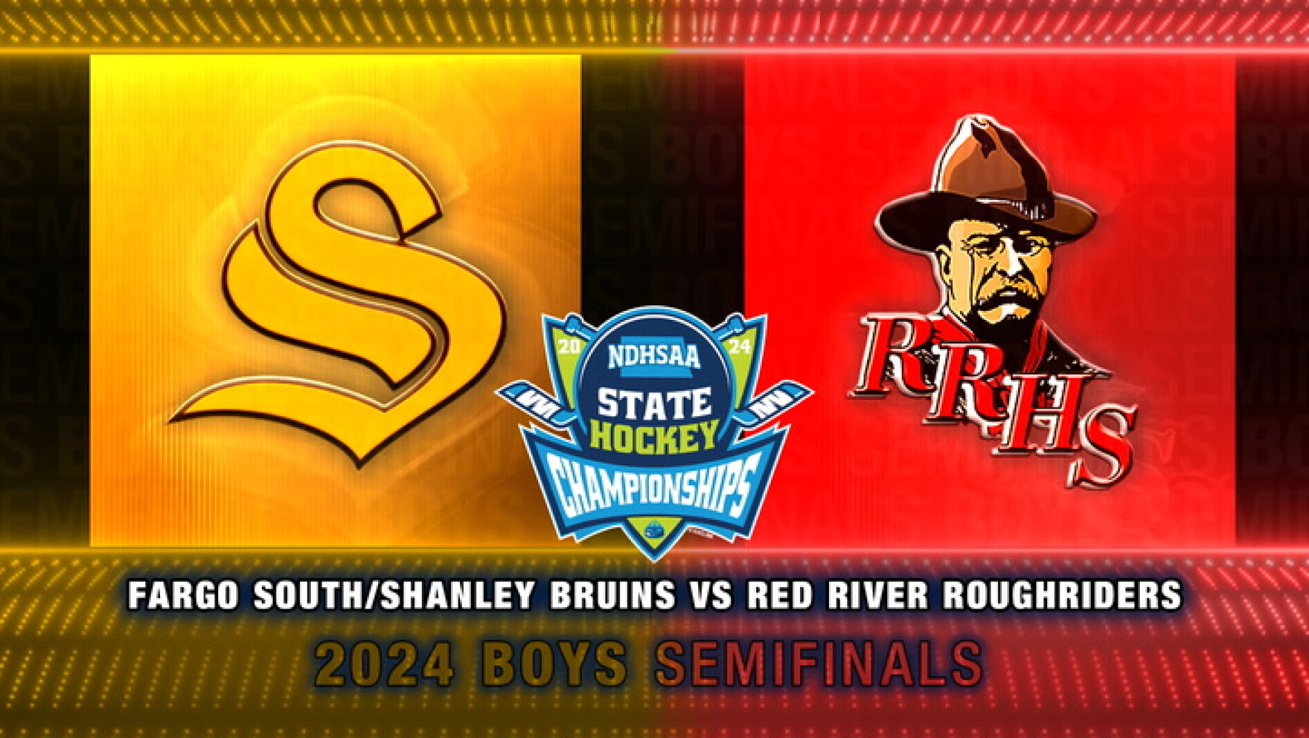 Boys Hockey Semifinals: Fargo South vs. GFRR | 2024 NDHSAA (2.23.24 ...