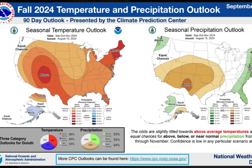 Warm, dry fall may give way to snowier winter - Brainerd Dispatch ...