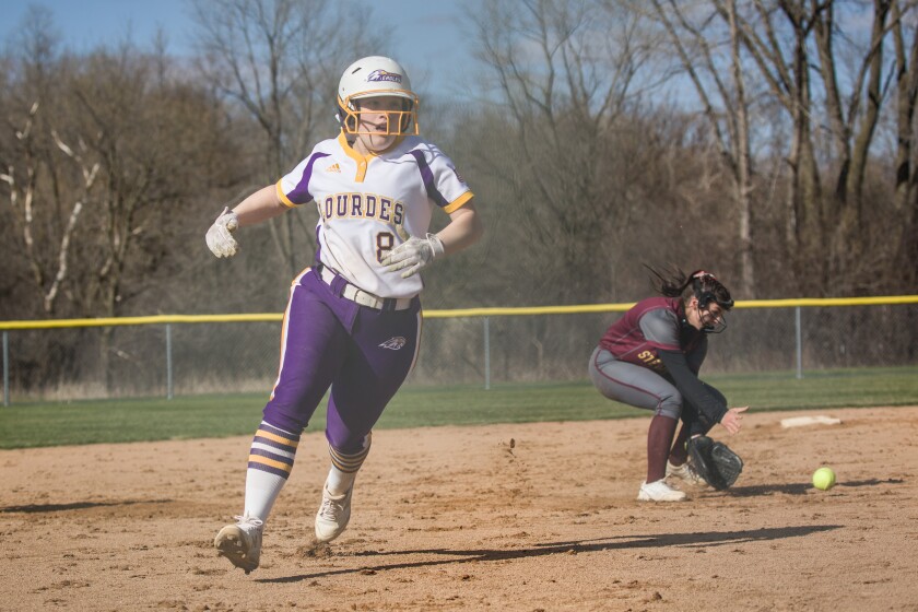 Lourdes, Stewartville softball
