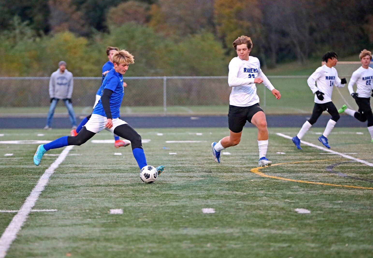 Brainerd boys soccer vs Rogers