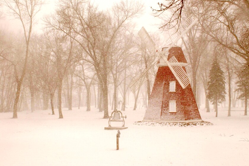 Park snowfall