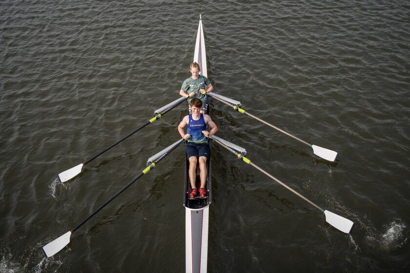Tandem Rowing Machine Rowing's lure has provided a competitive niche for Mayo High School ...