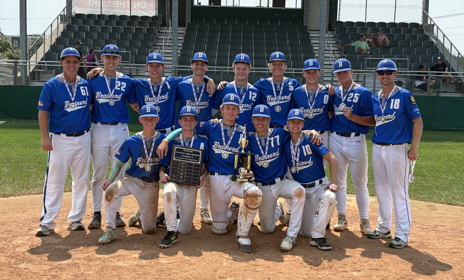 Legion Baseball: Brainerd Legion hopes cinderella run continues at state