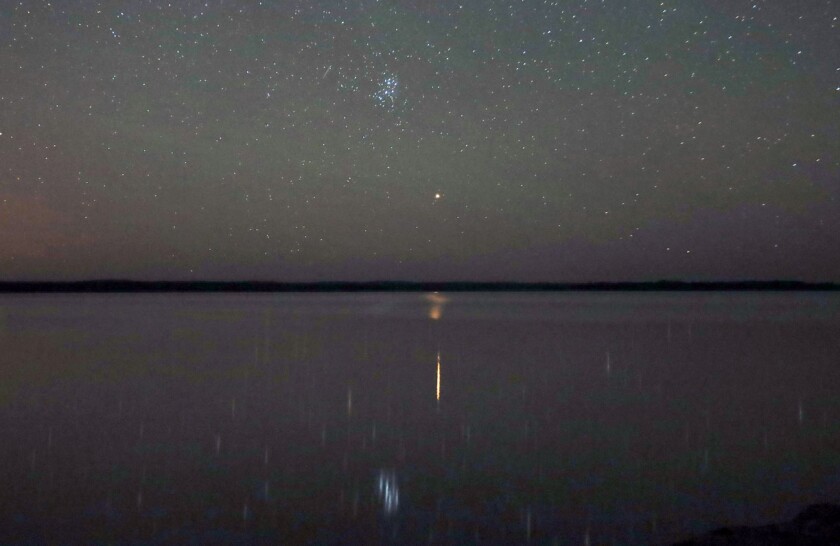 Mars and Pleiades