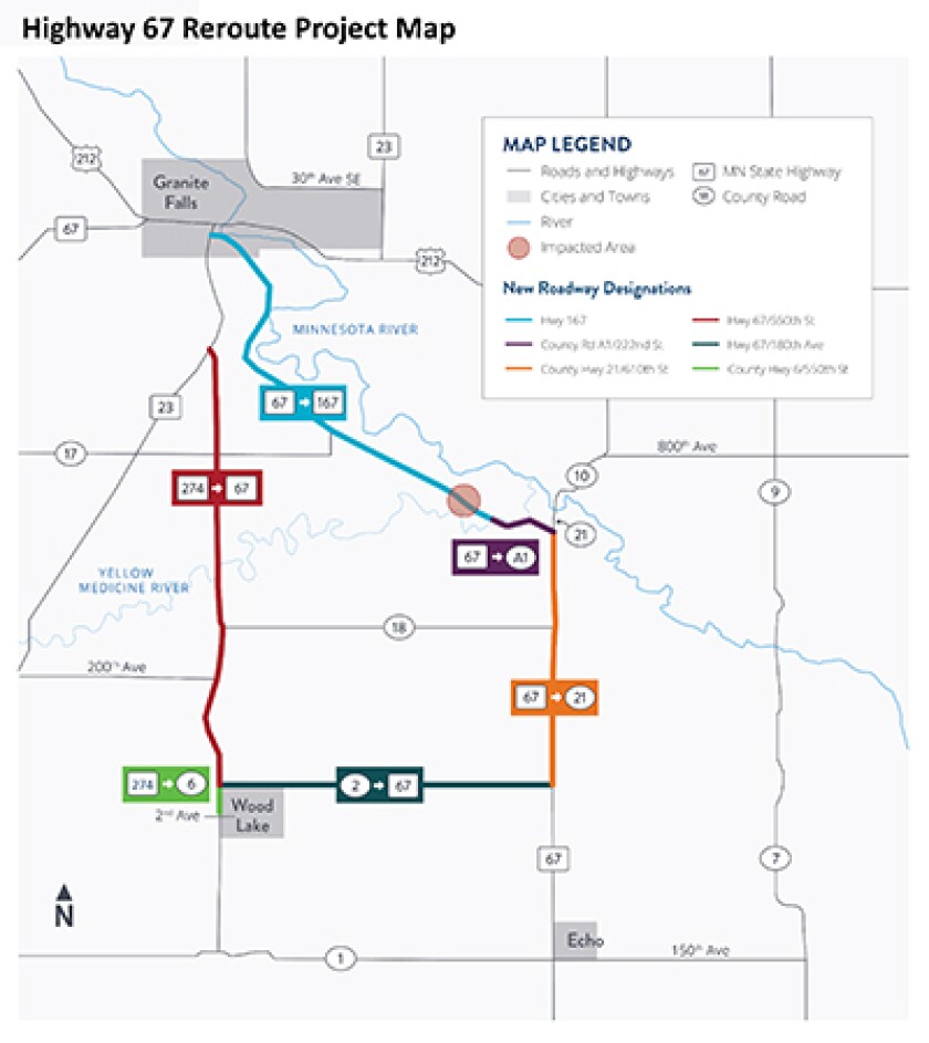 YM County approves final agreements for closing portion of Highway 67 ...